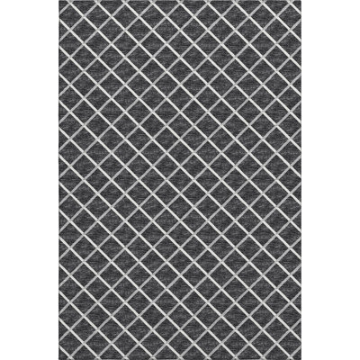 Premium Machine Washable Uran AMF140 Black Rug