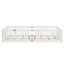 Lit grand format avec garde-corps et porte pour enfants, blanc-1591474637-1591474639