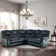 Dartee 5-Piece Microfiber Manual Reclining Corner Sectional With Dual Hidden Cupholders