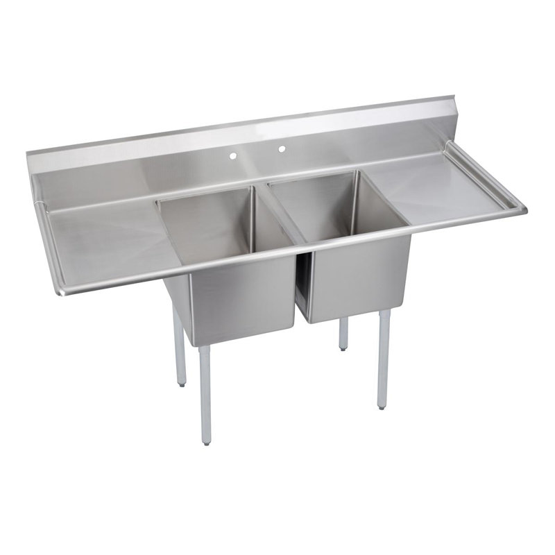 Évier de service autoportant L 74 po x l 29,81 po Dependabilt