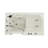 Santa Fe 52.75'' x 26.4'' Whirlpool Fiberglass Bathtub with Faucet-23011078-23011079