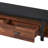 Coalpit Heath Rectangular 2-Drawer TV Stand in Walnut/Black