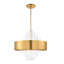 Lustre cylindrique unique à 10 lumières avec accents de cristal Annelore-2000863622-2000868888