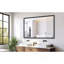 Miroir de salle de bain rectangulaire surdimensionné de 60 po x 40 po avec cadre noir et grands miroirs muraux décoratifs pour salle de bain Miroir mural vertical ou horizontal avec cadre en aluminium-2144308044