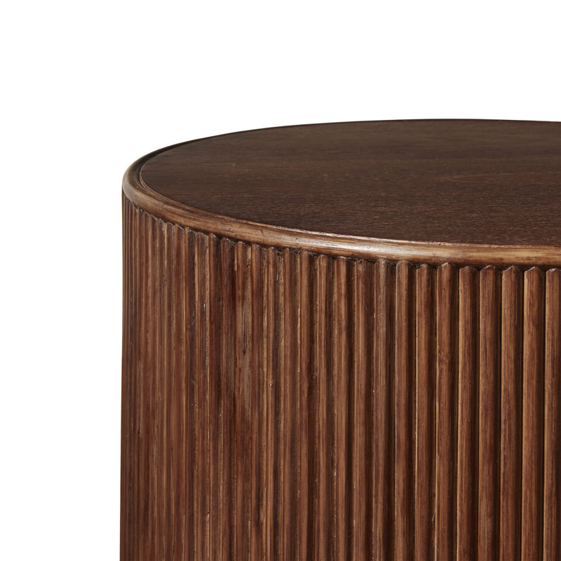 Gabriella Side Table, Dark Brown