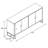 Square Handle Solid Wood Sideboard, 4 Doors And Double Storage Space, Living Room Buffet, Tv Stand, E1 & Iron Frame, Painted, Stable Sideboard With Legs - Ensures Firm Support