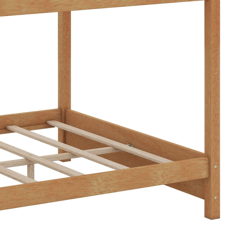 Lit superposé en bois avec échelle, Bois