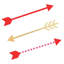 Cupid's Arrow Wall Decal