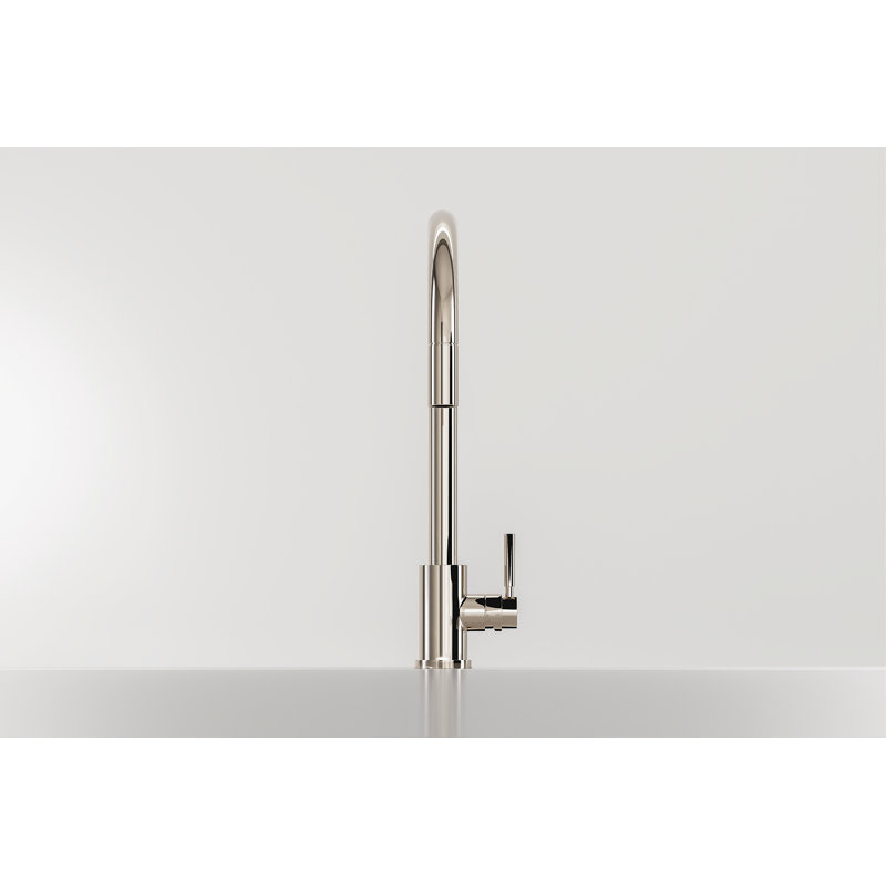 Holborn Pull-Down Single Handle Kitchen Faucet, Polished Nickel