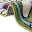 Tapis vert à motif floral Saegertown-1950128317