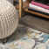 Dessens Marbled Abstract Blue/Beige Rug