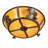 Mica Semi Flush Mount