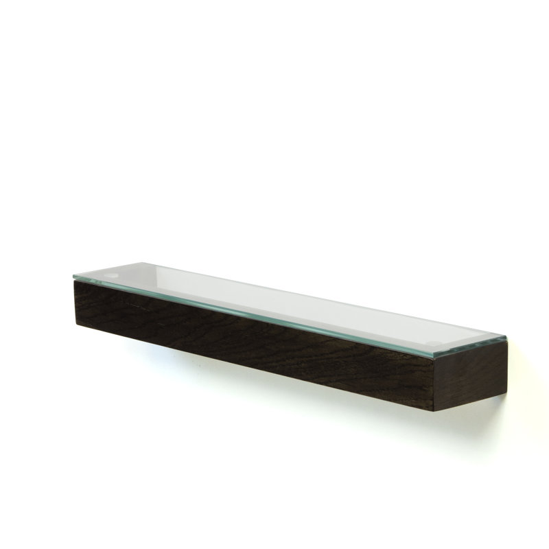 Mendocino Wood Floating Shelf, Dark Oak