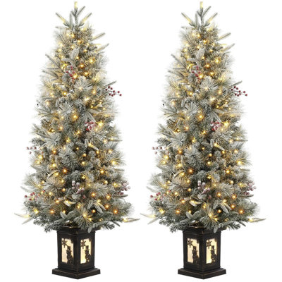 54' H Lighted Artificial Christmas Tree