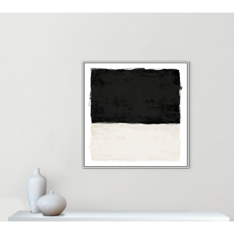 «Midnight I» - reproduction carrée de Vesrion par Natalie Carpentieri, 41.5" H x 41.5" W, Blanc