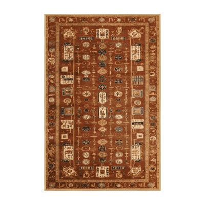 Tapis brun français lavable à la machine