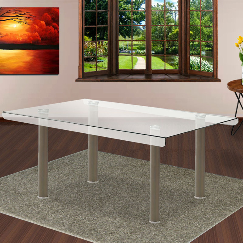 Table de salle à manger Ferber, Champagne, H 38 po x L 35,5 po x l 16,5 po