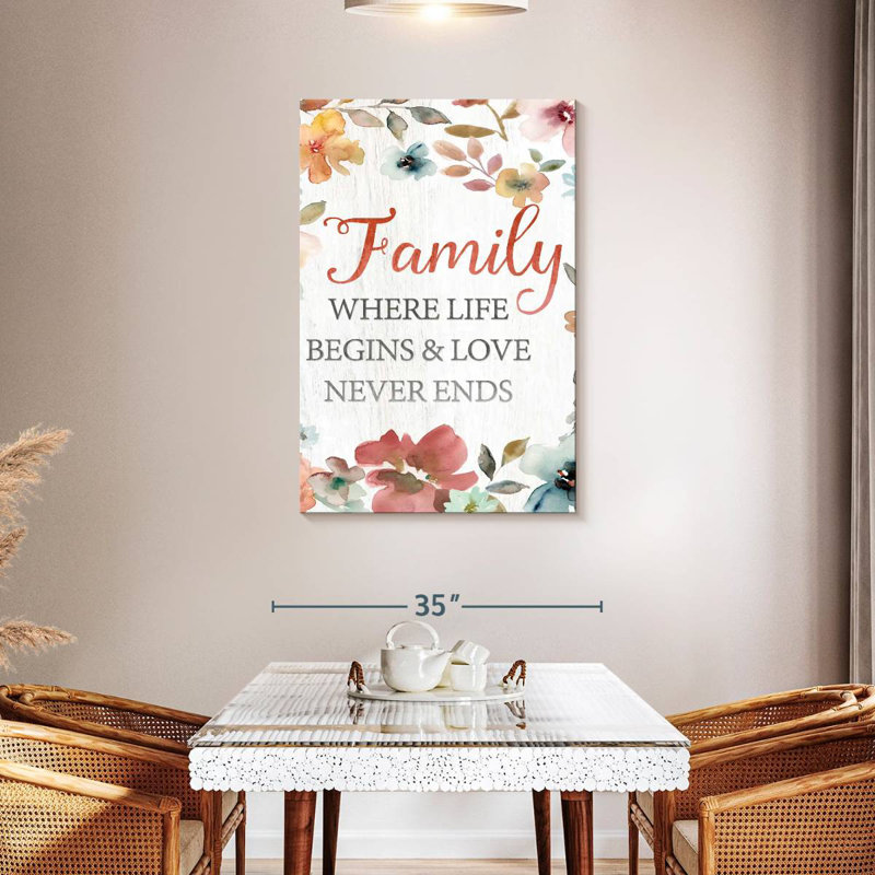 « Family Life Begins », H 45 po x l 30 po