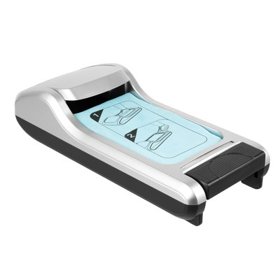 Machine portative pour couvre-chaussures, avec 3 rouleaux de film pour chaussures