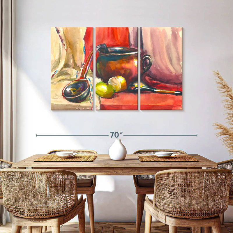 Senne Abstract Kitchen, 36" H x 57" W