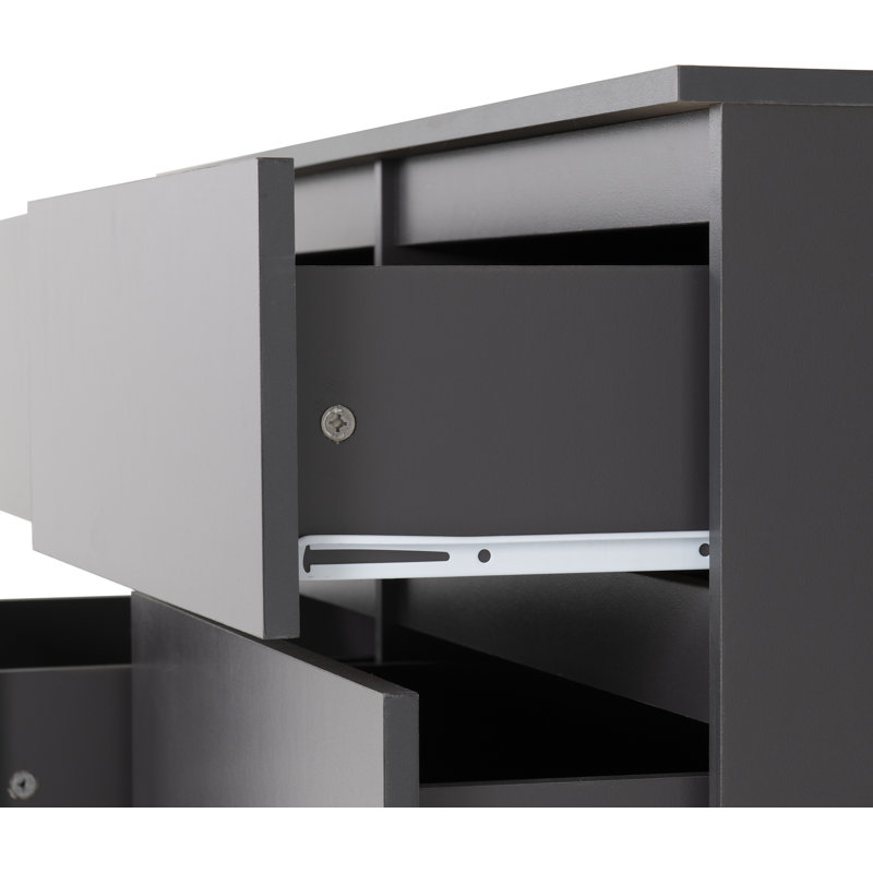 Braunstein 6 Drawer Chest Of Drawers, Grey