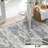 Rus for Hallways Soft Kitchen Rug Non Slip Rug with Rubber Backing for Bathroom Washable Non Shedding Farmhouse Rug (Grey)-1519171514