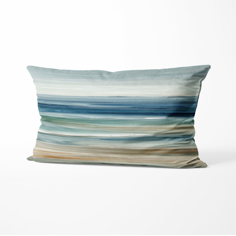 Coussin de plage Sunset - vue aérienne, H 12 po x l 20 po