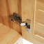 Meuble-lavabo antique de 30 po avec lavabo en céramique, meuble-lavabo moderne Mid-Century avec 2 portes à fermeture en douceur et grand espace de rangement, ensemble de meuble-lavabo simple autoportant rétro