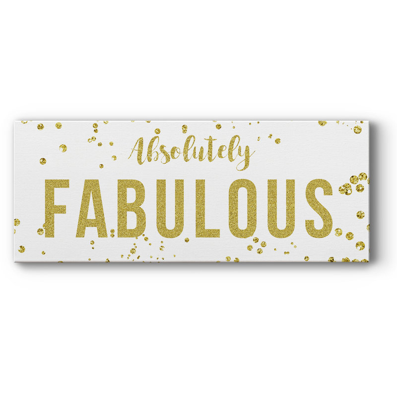 Art textuel fabuleux sur toile, H 8 po x l 20 po x P 1,5 po