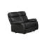 Ensemble de salon inclinable en cuir véritable 3 pièces Belal