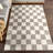 Zhuri Checkered Machine Washable Area Rug-879459617