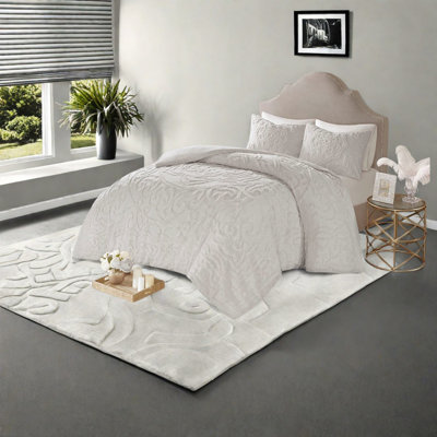 Tufted Cotton Bedding Sets, King Cal King Boho Medallion For Home