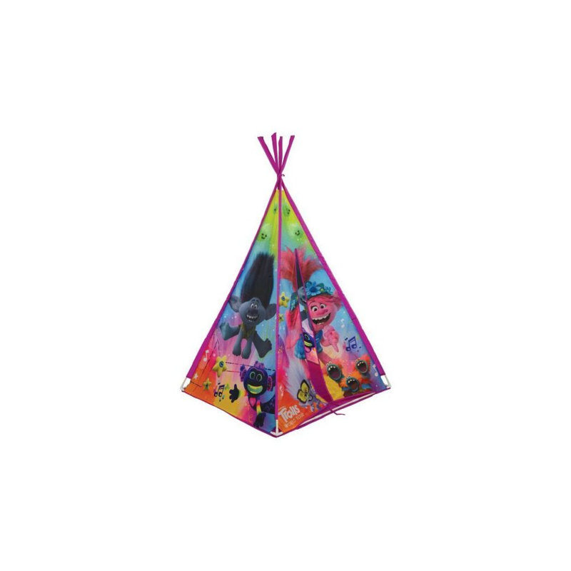 Trolls 2 100cm W x 100cm D Indoor / Outdoor Fabric Triangular Play Tent