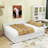 Modern Upholstered Daybed with Twin Trundle-902633061-902453525