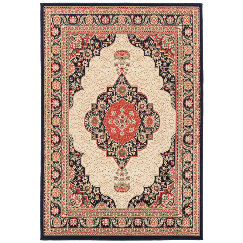 Kulas Oriental Indoor / Outdoor Rug, Rectangle 8' x 10'