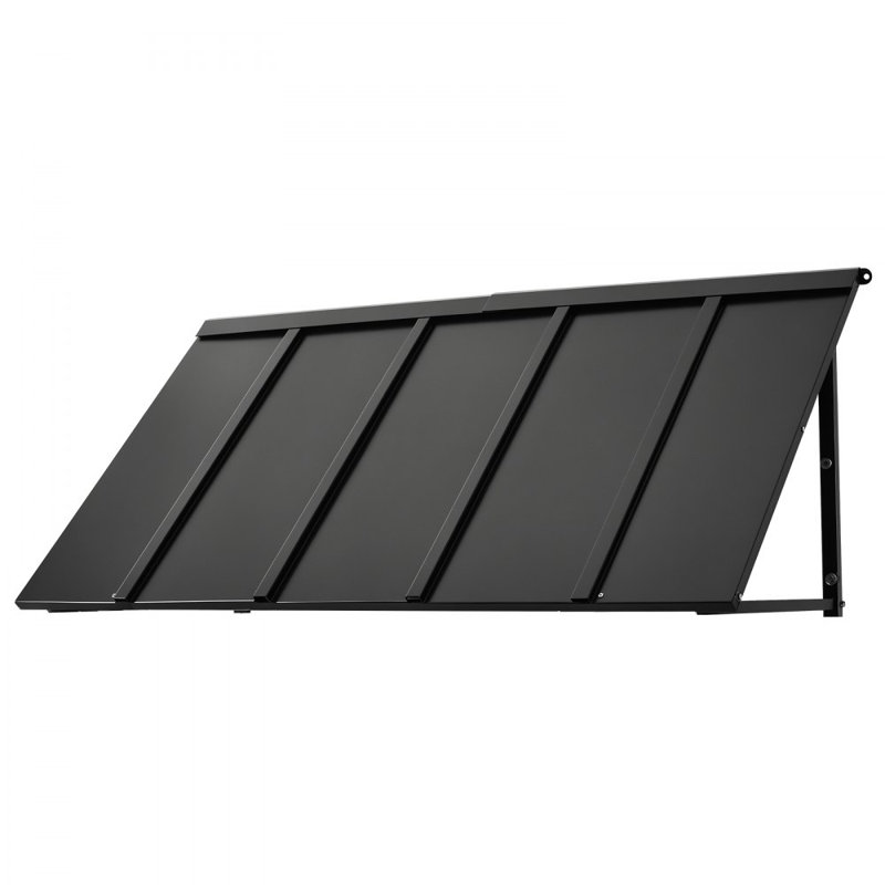 Window Awning Door Canopy Outdoor Steel Front Door Awnings Anti-Rust, 24.02" H x 56.3" W x 24.02" D 