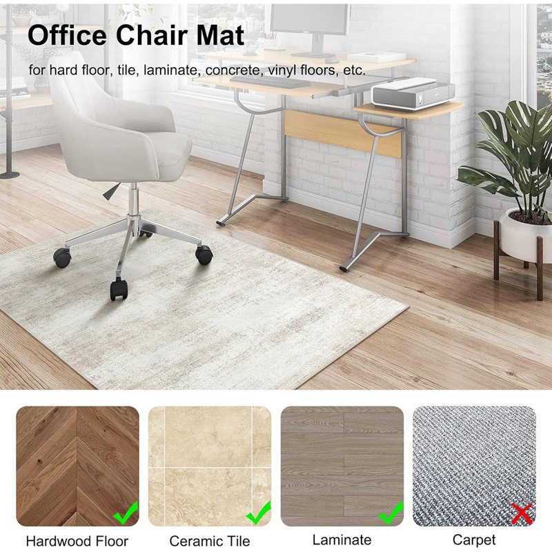 Tapis de chaise de bureau 48 po x 60 po