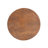 Iris Outdoor Patio Three-Legged Wood-Grain Round MGO Side Table, Brown
