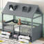 Structure de lit simple en bois, gris-797573475-797573472