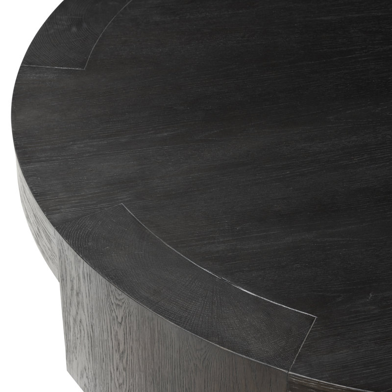 Sheffield Coffee Table, 13" H x 60" L x 60" W, Charcoal Oak Veneer