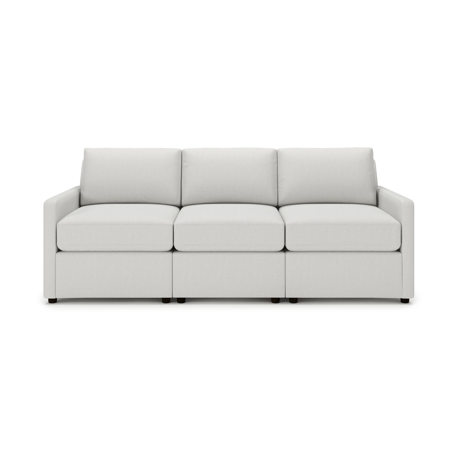 Damari 90" Modular Sofa, Macarena Beige Basketweave
