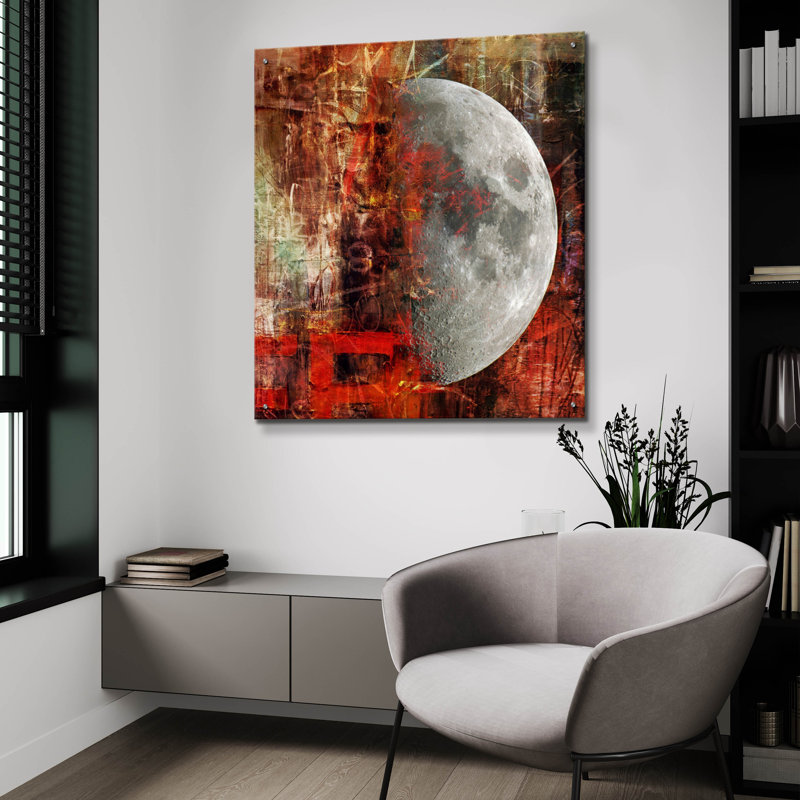 «To The Moon And Beyond» par LovIsArt, H 36 po x l 36 po x P 0,2 po