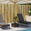 Square Metal Outdoor Coffee Table With Umbrella Hole , 55cm cm W 55cm cm D