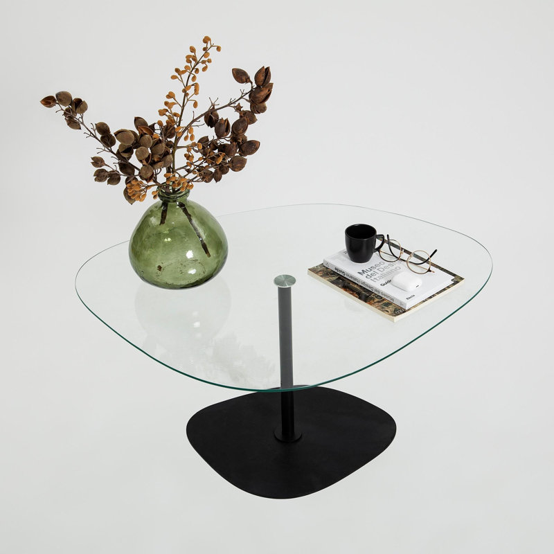 Glorias Coffee Table, Transparent, Black