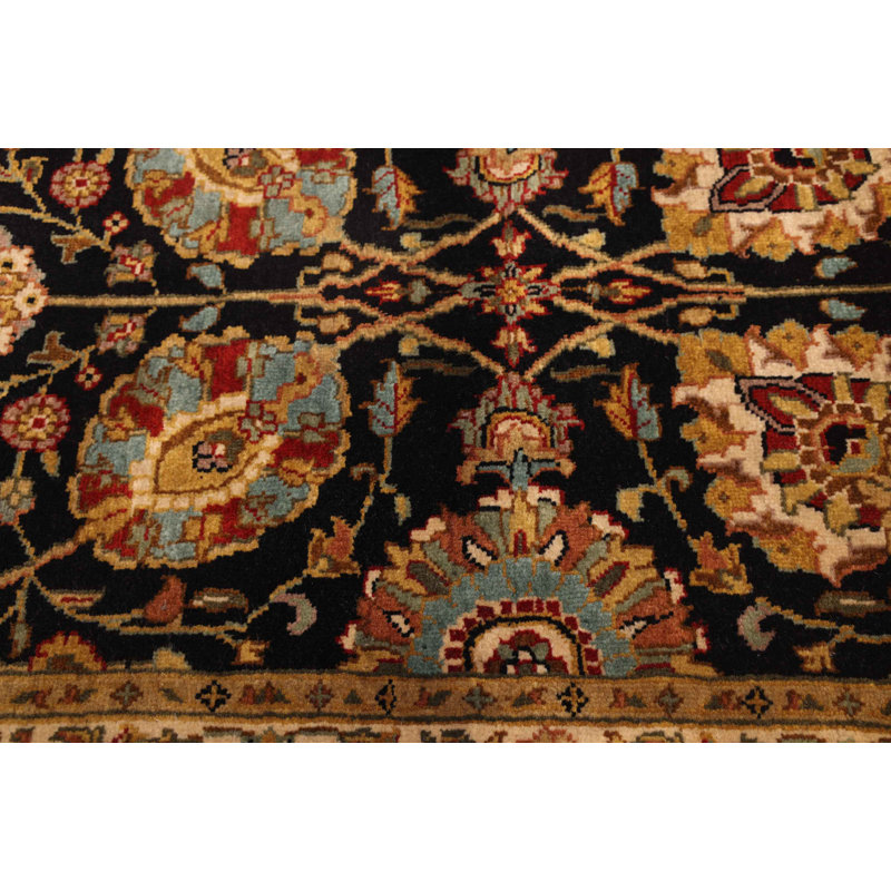 Jamshidpour Black Rug 2'4" x 9'7"