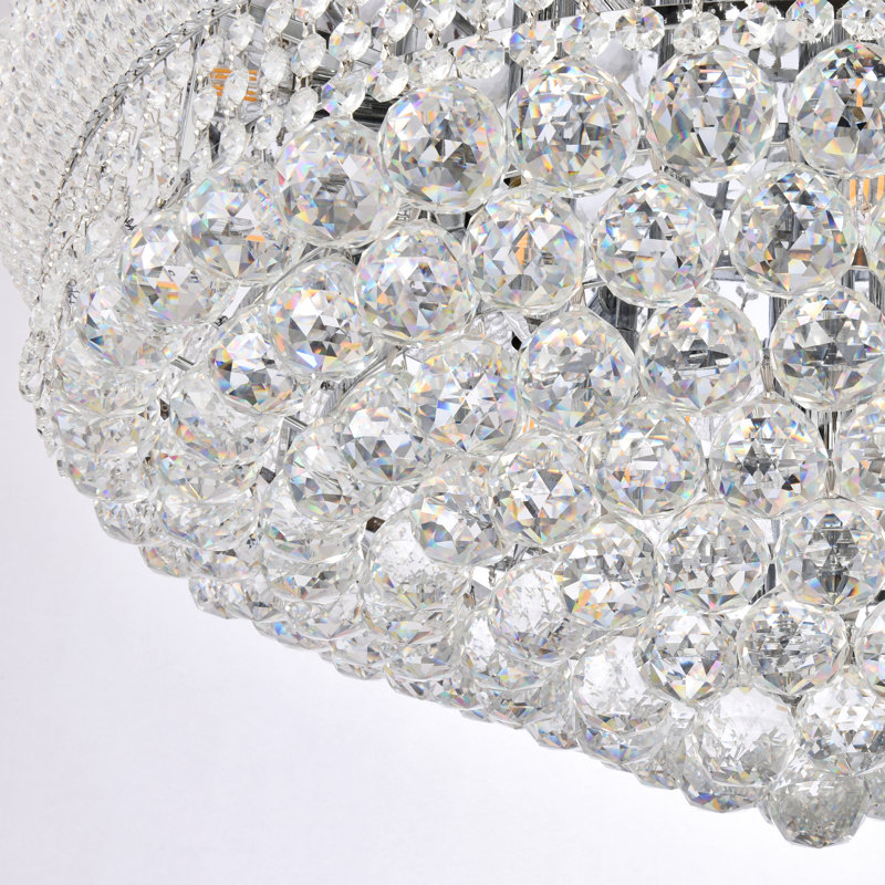 Gaelle Flush Mount, Chrome, Royal Cut