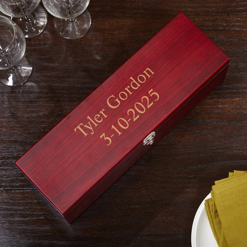 Coffret cadeau de vin de luxe avec accessoires Warman, Oui