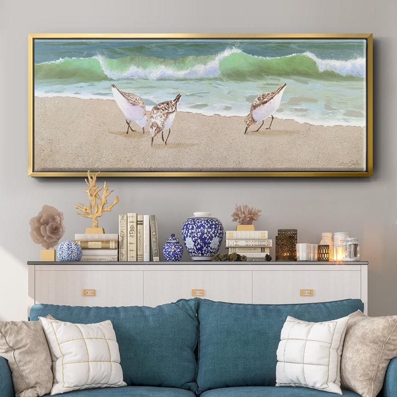 Beach Buddies - toile encadrée