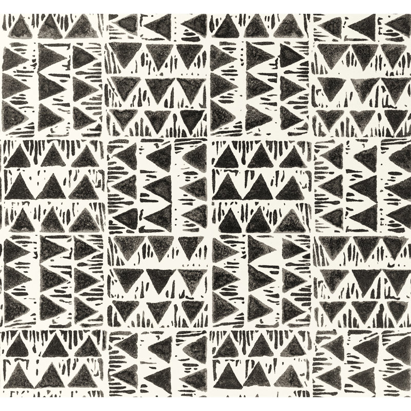 Yampa Paper 11' L x 27" W Wallpaper Roll, Smoke