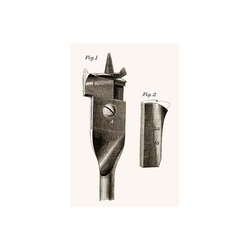 « ajustable perceuse en bois », impression